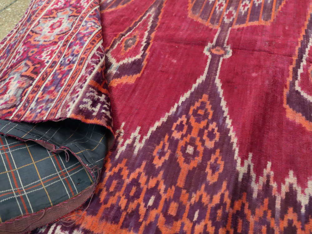 Antique Persian Yazd Silk Textile, No.25444 - Galerie Shabab