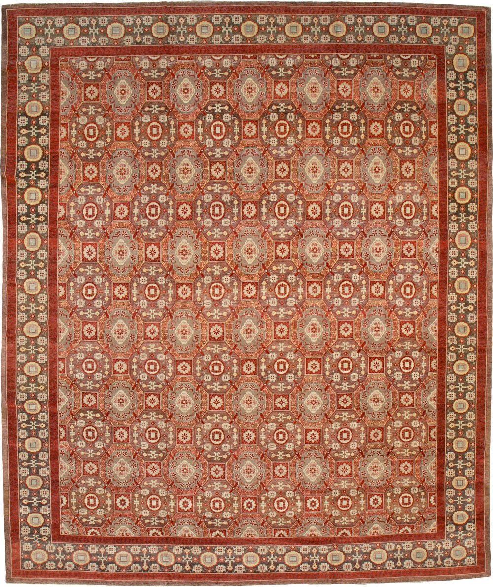 Contemporary Large Egyptian Carpet in the Khotan Style, No.25452 - Galerie Shabab