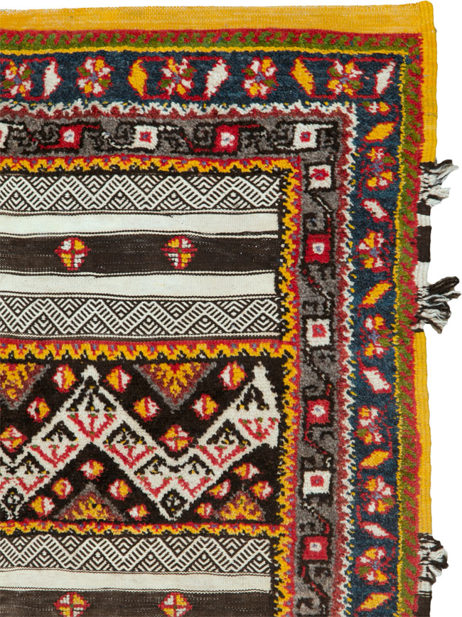 Vintage Moroccan Flatweave Rug, No.25453 - Galerie Shabab