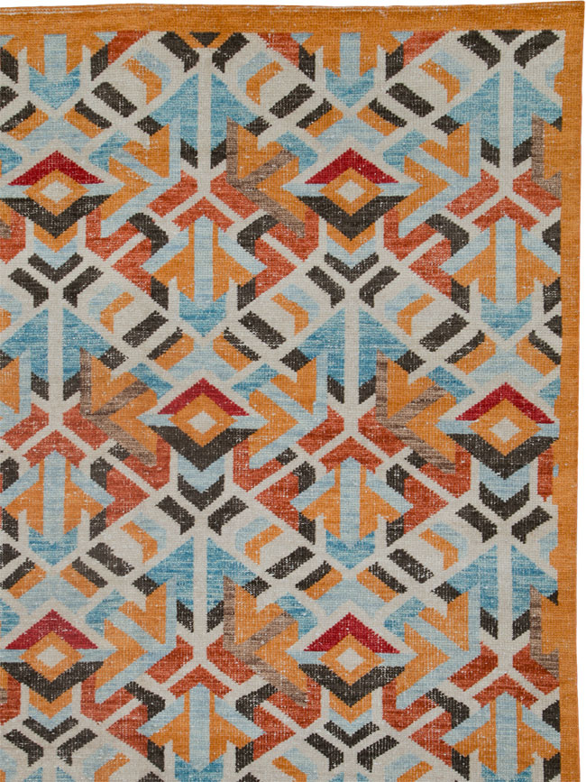 Modern Turkish Anatolian Rug, No.25454 - Galerie Shabab