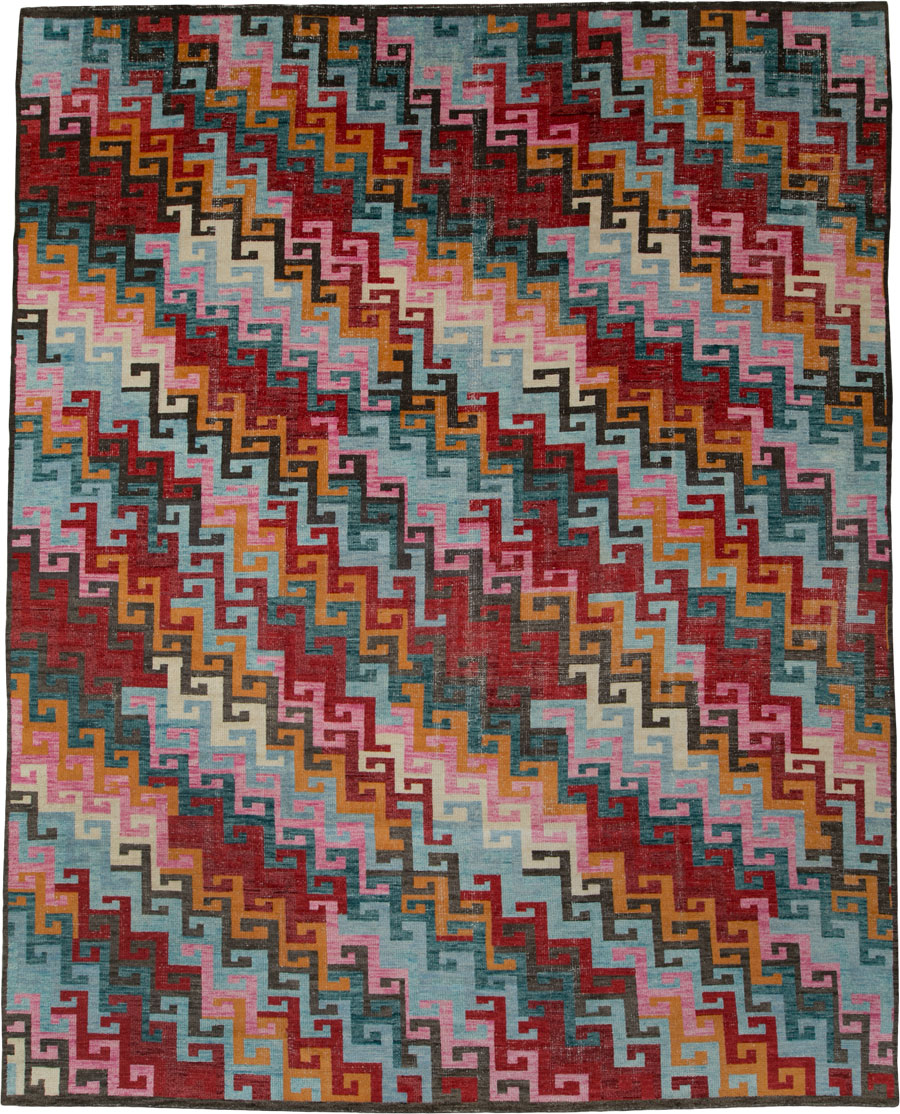 Vintage Inspired Turkish Anatolian Carpet, No.25455 - Galerie Shabab