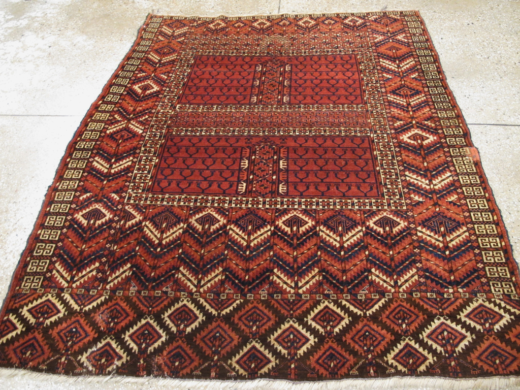 Antique Central Asian Tekke Rug, No.25460 - Galerie Shabab