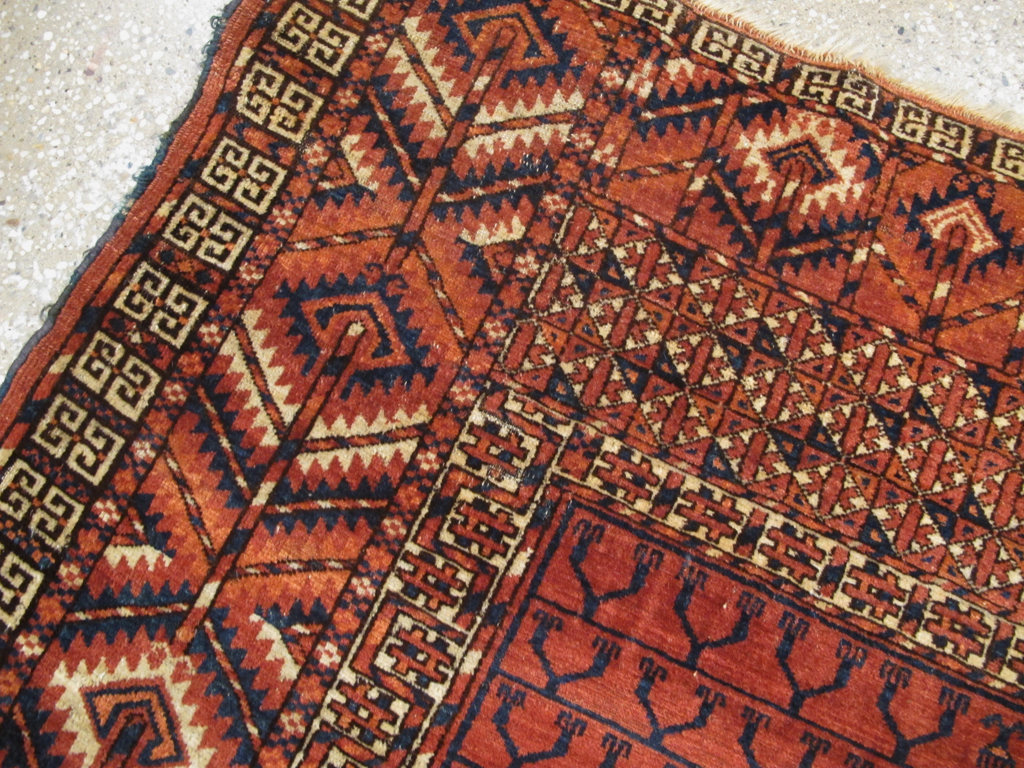 Antique Central Asian Tekke Rug, No.25460 - Galerie Shabab