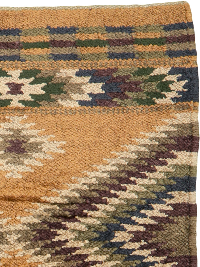 Vintage Indian Flatweave Kilim, No.25465 - Galerie Shabab