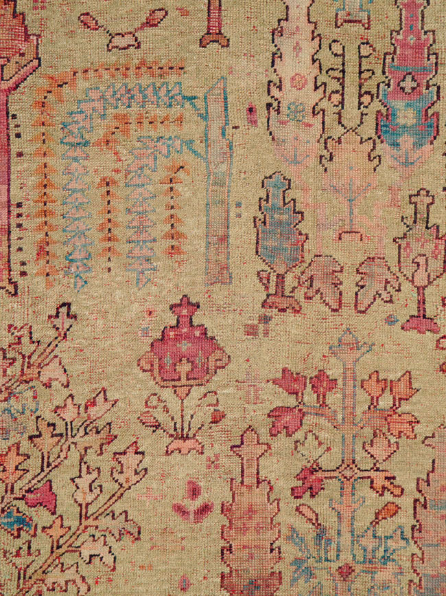 Antique Turkish Oushak Carpet, No.25468 - Galerie Shabab