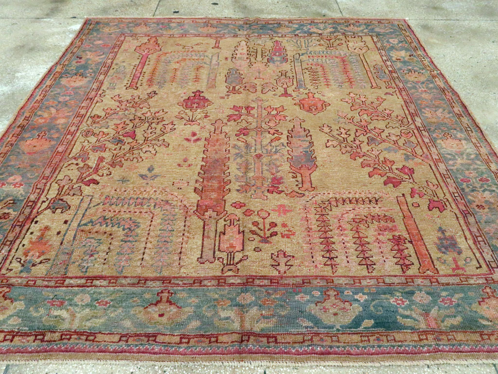 Antique Turkish Oushak Carpet, No.25468 - Galerie Shabab