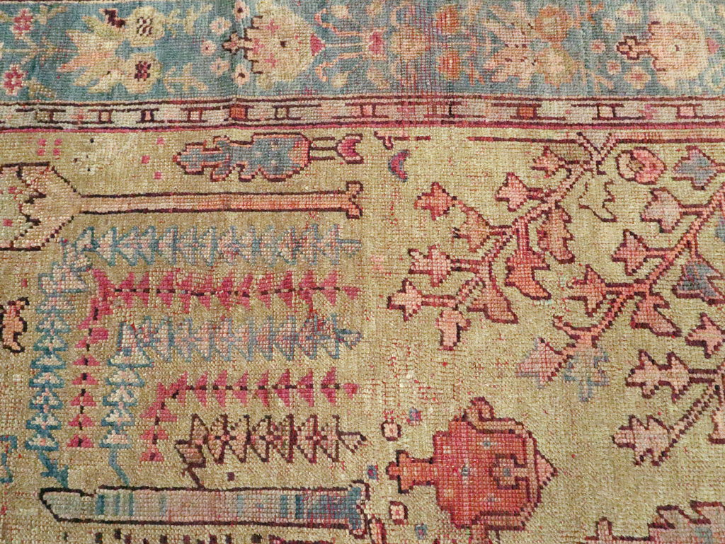 Antique Turkish Oushak Carpet, No.25468 - Galerie Shabab