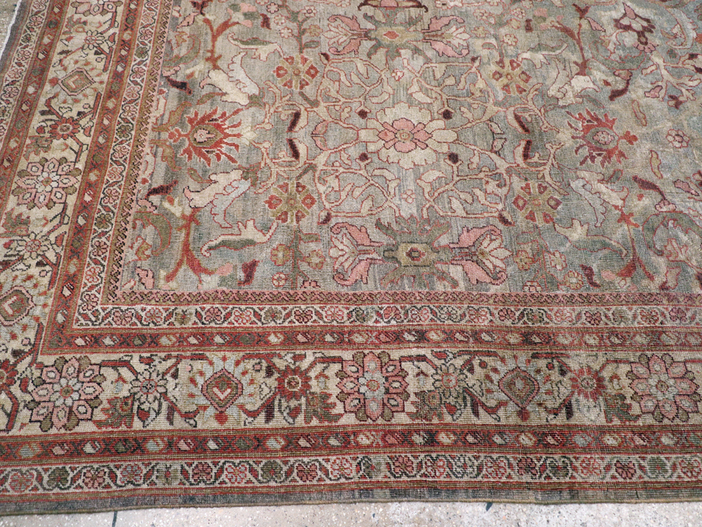 Antique Persian Mahal Carpet, No.25476 - Galerie Shabab