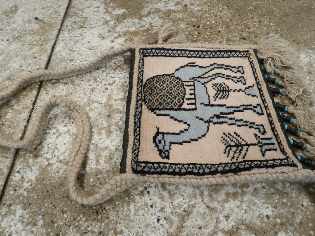 Vintage Persian Qashqai Tribal Shoulder Bag, No.25481 - Galerie Shabab
