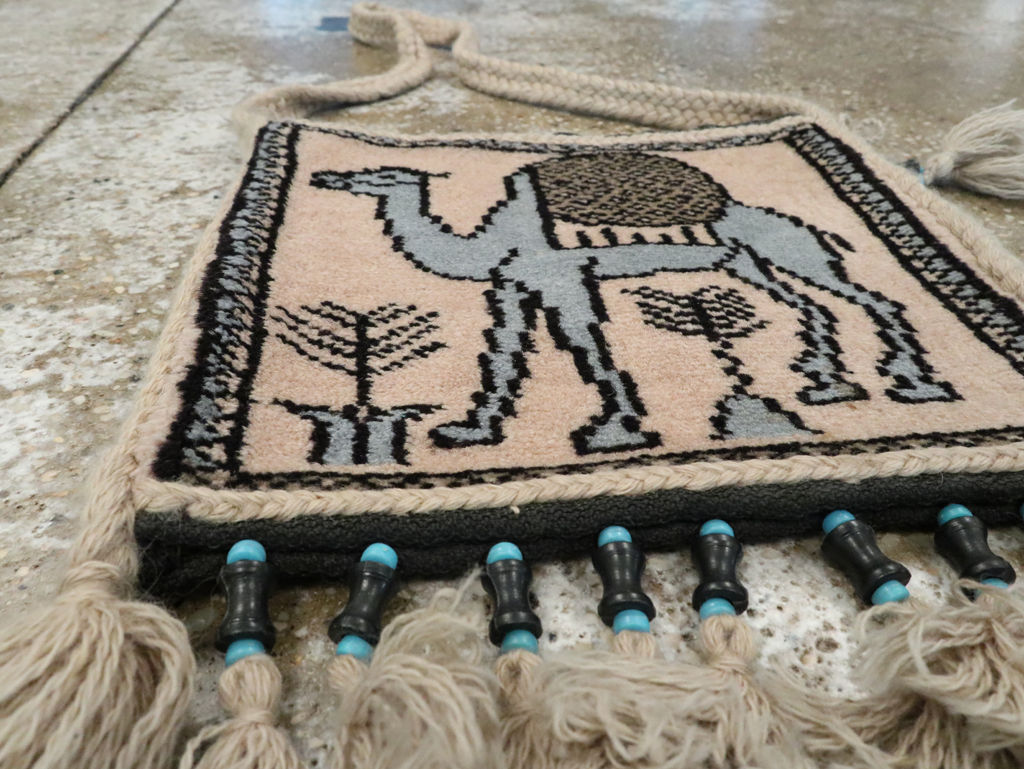 Vintage Persian Qashqai Tribal Shoulder Bag, No.25481 - Galerie Shabab