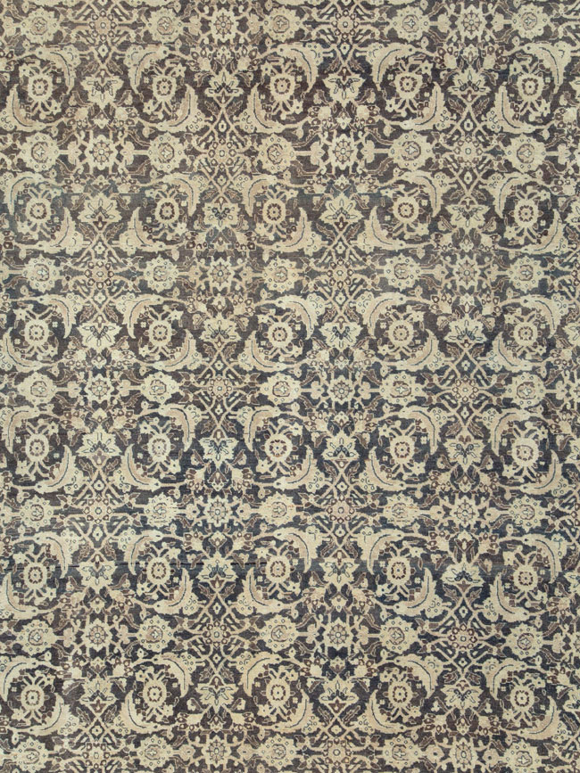 Antique Persian Tabriz Carpet, No.25490 - Galerie Shabab