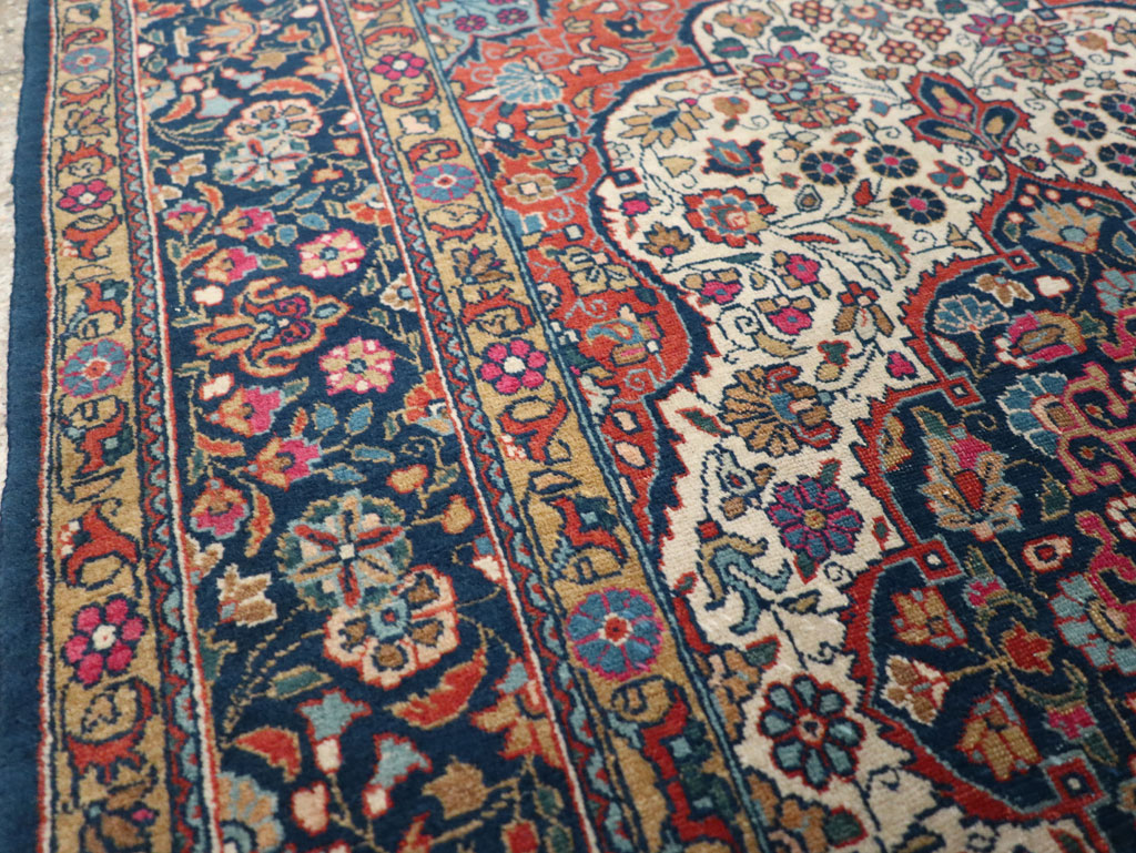 Antique Persian Kashan Rug, No.25501 - Galerie Shabab