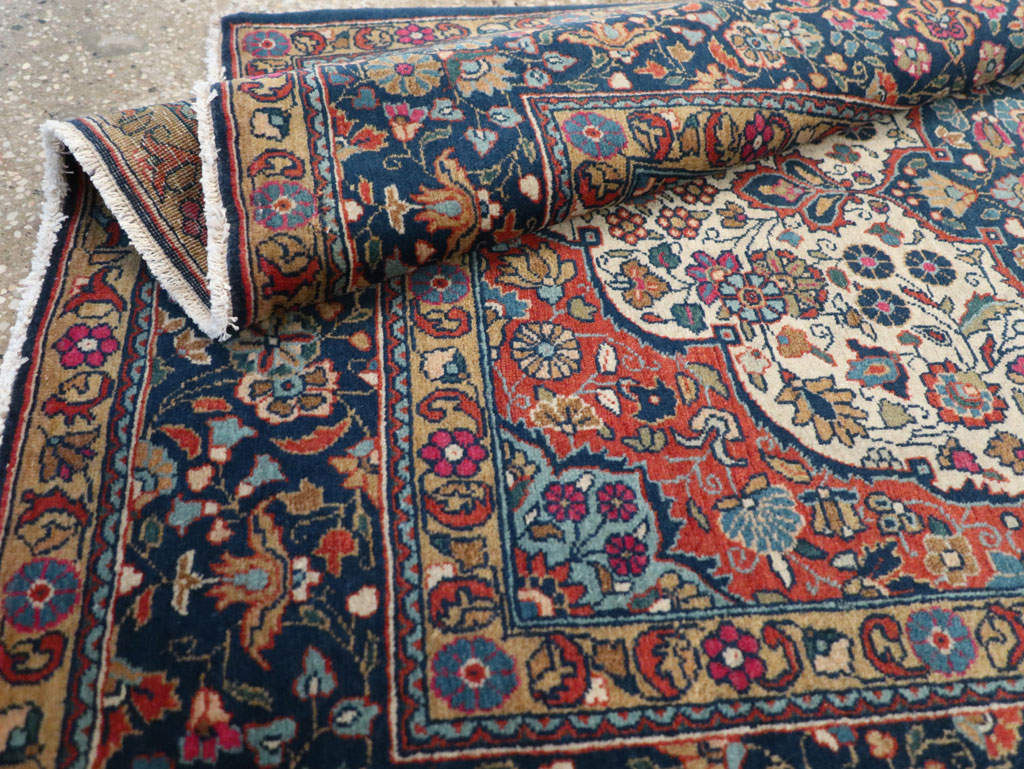 Antique Persian Kashan Rug, No.25501 - Galerie Shabab