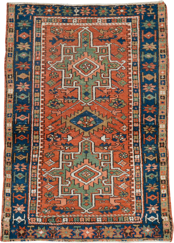 Vintage Persian Karajeh Rug, No.25502 - Galerie Shabab