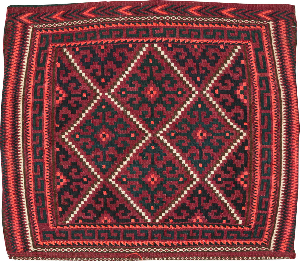 Vintage Central Asian Tribal Bag Face, No.25511 - Galerie Shabab