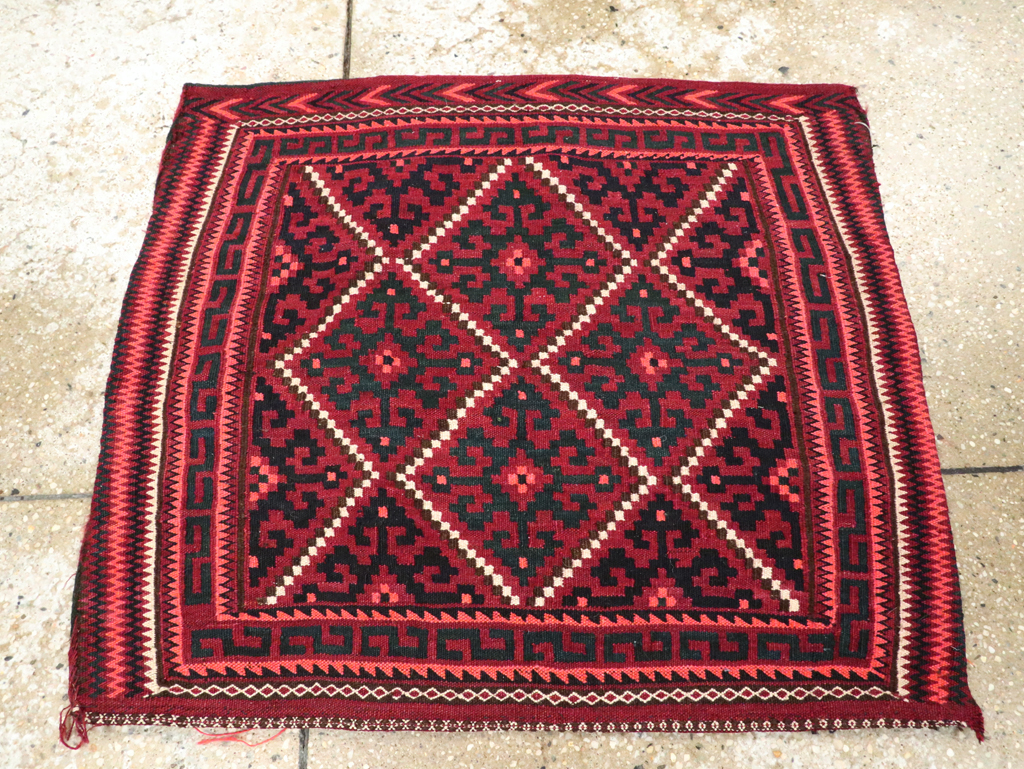 Vintage Central Asian Tribal Bag Face, No.25511 - Galerie Shabab