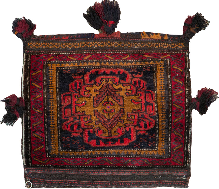 Vintage Persian Baluch Bag Face, No.25512 - Galerie Shabab