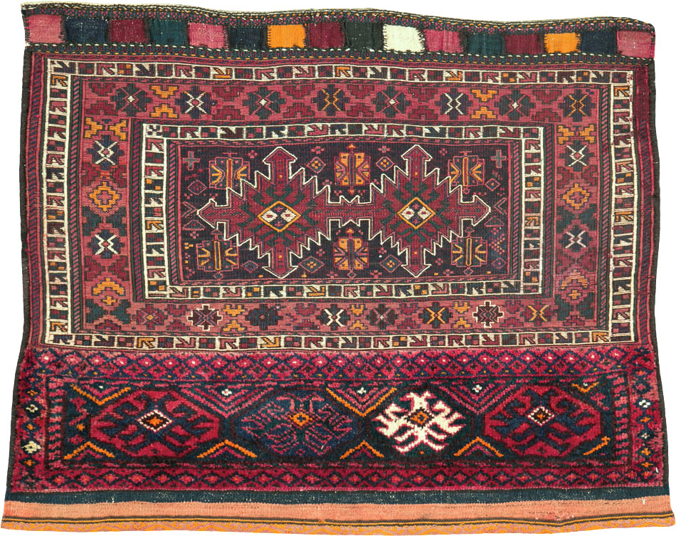 Vintage Persian Bakhtiari Bag Face, No.25517 - Galerie Shabab