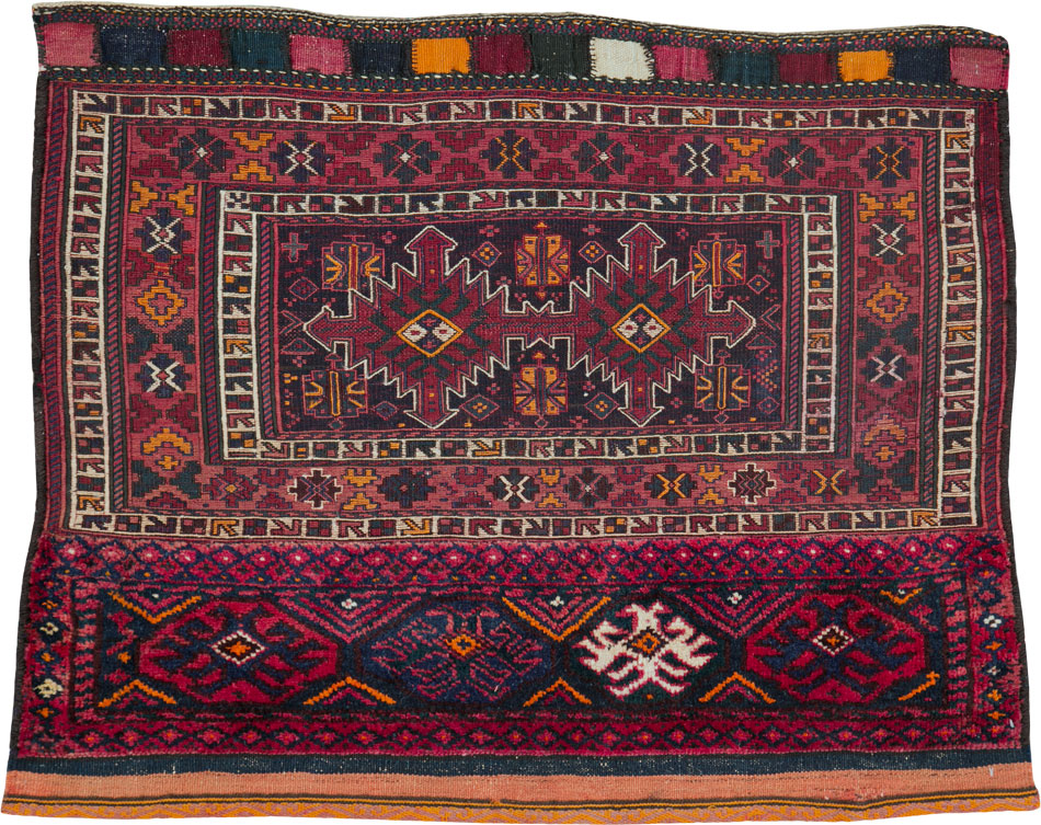 Vintage Persian Bakhtiari Bag Face, No.25517 - Galerie Shabab
