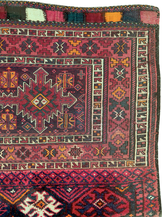Vintage Persian Bakhtiari Bag Face, No.25517 - Galerie Shabab