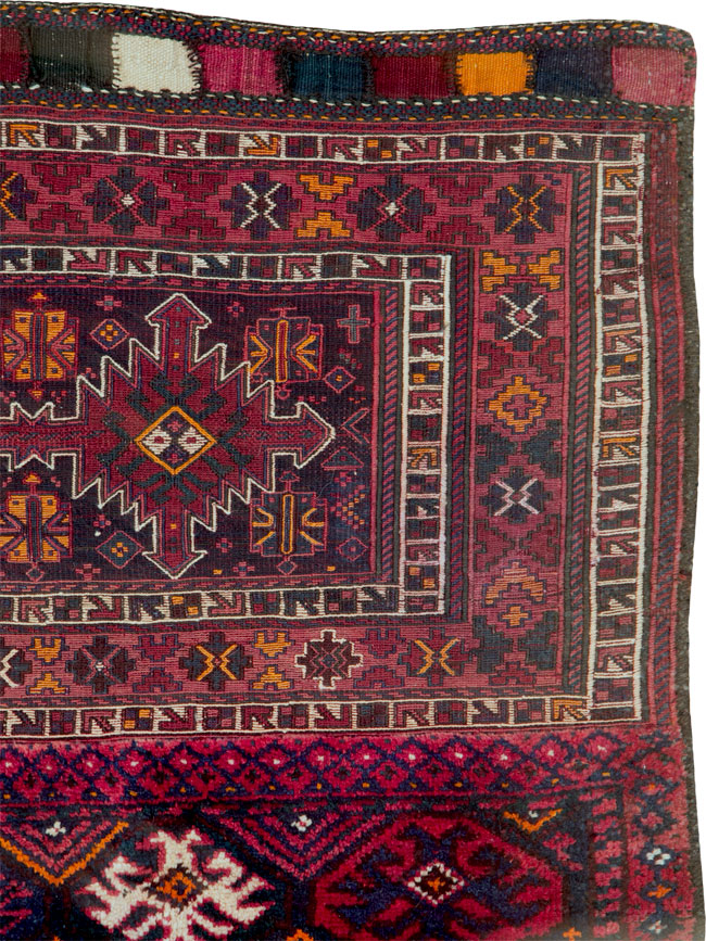 Vintage Persian Bakhtiari Bag Face, No.25517 - Galerie Shabab
