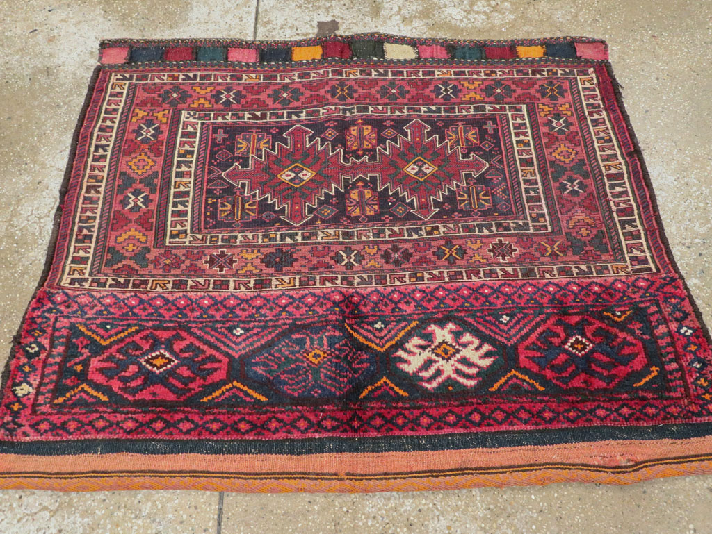 Vintage Persian Bakhtiari Bag Face, No.25517 - Galerie Shabab