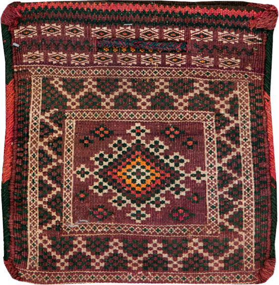 Vintage Uzbekistan Baluch Bag, No.25520 - Galerie Shabab