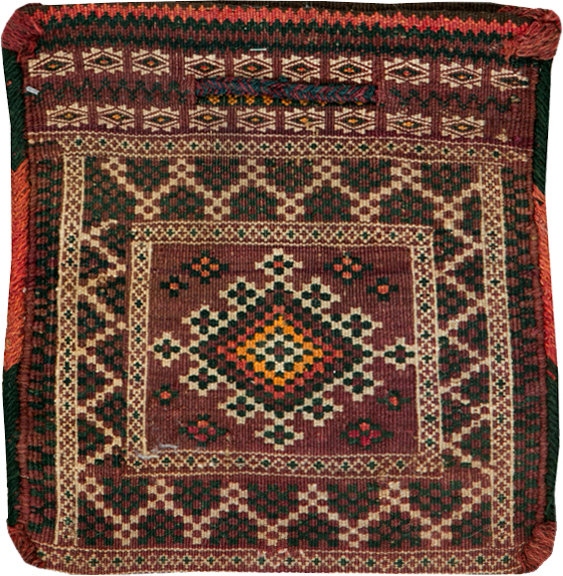 Vintage Uzbekistan Baluch Bag, No.25520 - Galerie Shabab