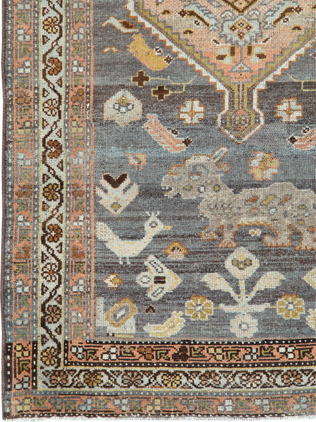 Vintage Persian Malayer Rug, No.25522 - Galerie Shabab