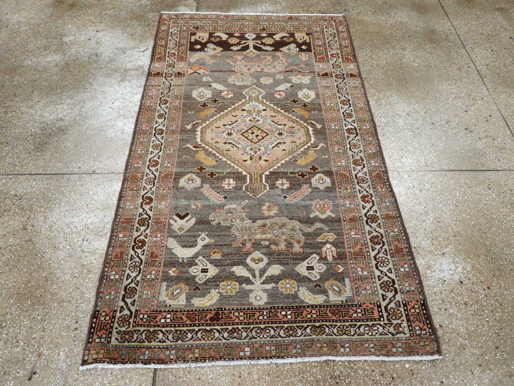 Vintage Persian Malayer Rug, No.25522 - Galerie Shabab
