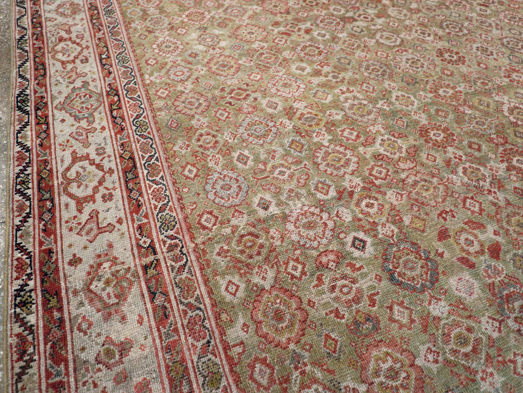 Antique Persian Mahal Carpet, No.25524 - Galerie Shabab
