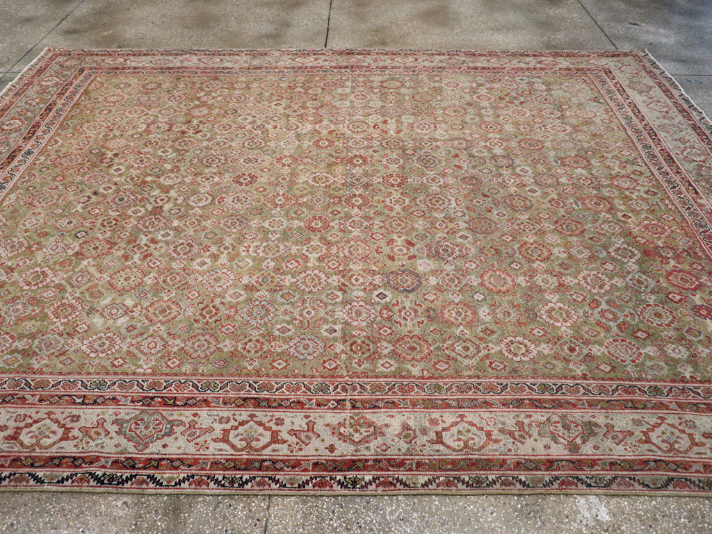 Antique Persian Mahal Carpet, No.25524 - Galerie Shabab