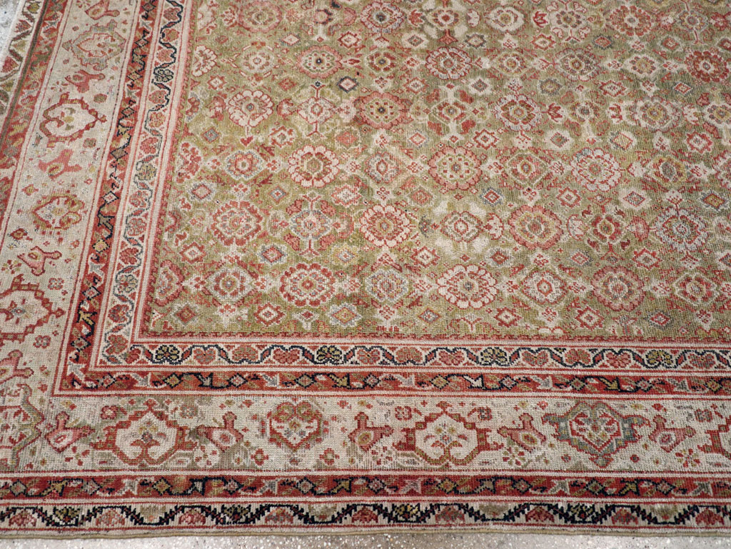 Antique Persian Mahal Carpet, No.25524 - Galerie Shabab