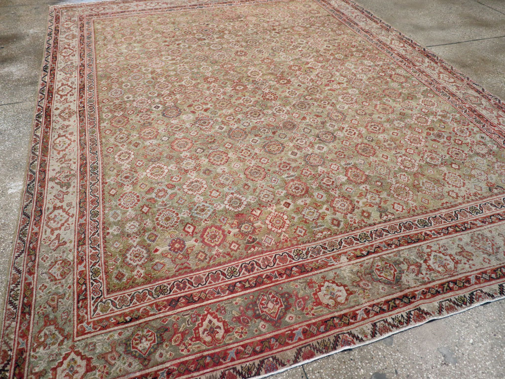 Antique Persian Mahal Carpet, No.25524 - Galerie Shabab