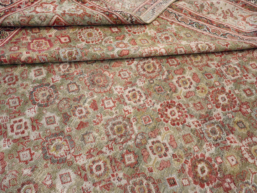 Antique Persian Mahal Carpet, No.25524 - Galerie Shabab