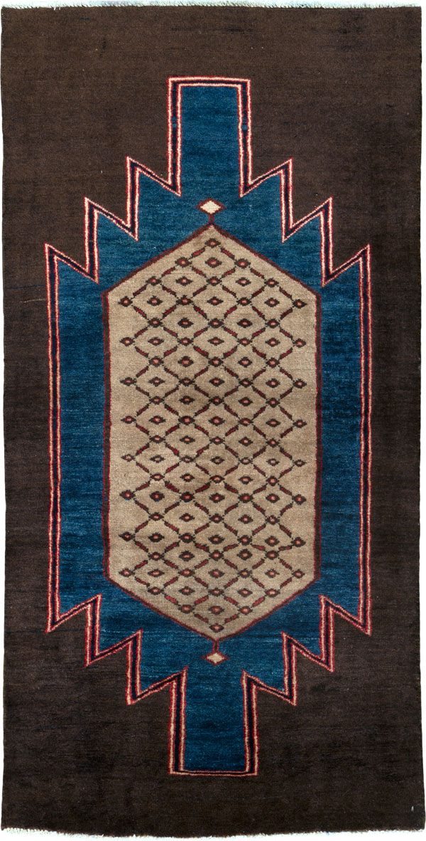 Vintage Hamadan Rug, No.25525 - Galerie Shabab