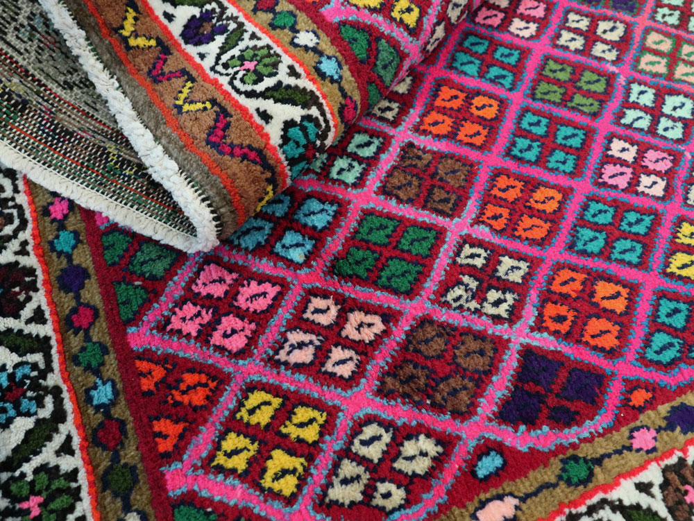 Vintage Persian Hamadan Runner, No.25528 - Galerie Shabab