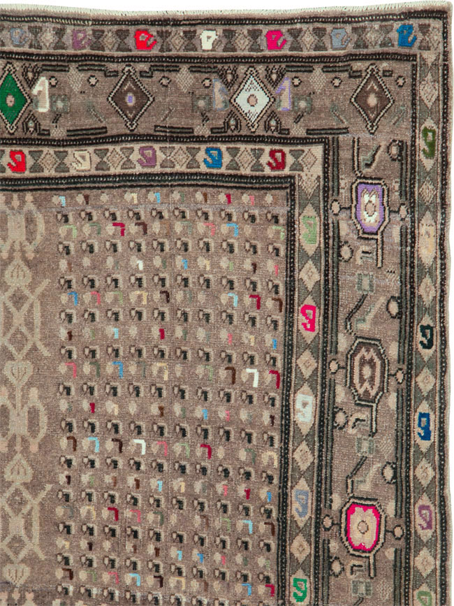 Vintage Persian Hamadan Modern Rug, No.25534 - Galerie Shabab