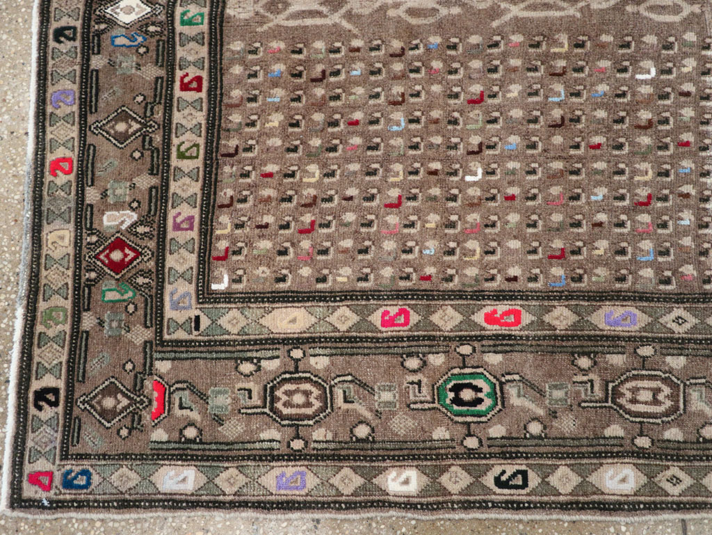 Vintage Persian Hamadan Modern Rug, No.25534 - Galerie Shabab