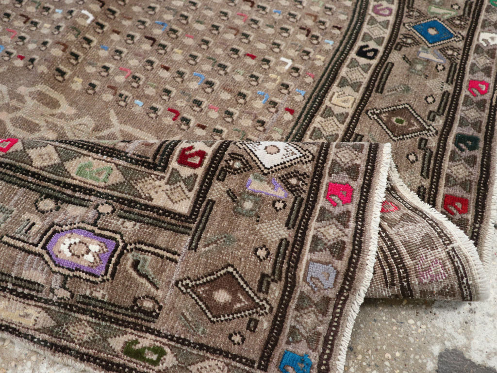 Vintage Persian Hamadan Modern Rug, No.25534 - Galerie Shabab