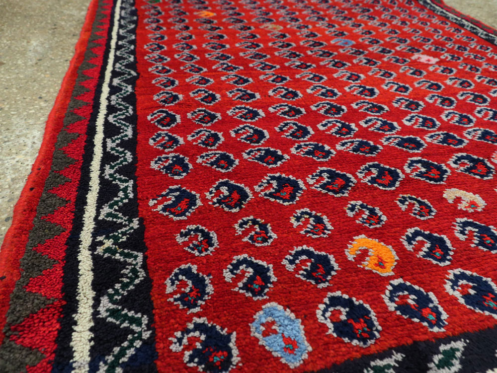 Vintage Persian Hamadan Runner, No.25535 - Galerie Shabab