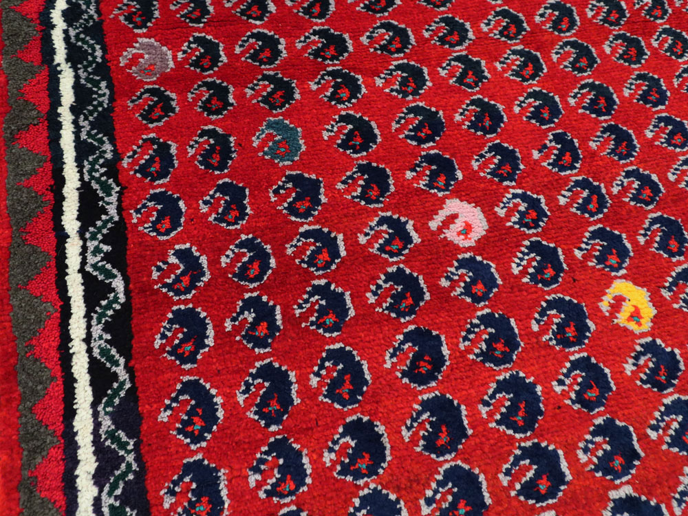 Vintage Persian Hamadan Runner, No.25535 - Galerie Shabab