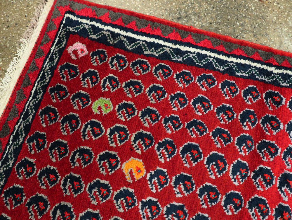 Vintage Persian Hamadan Runner, No.25535 - Galerie Shabab