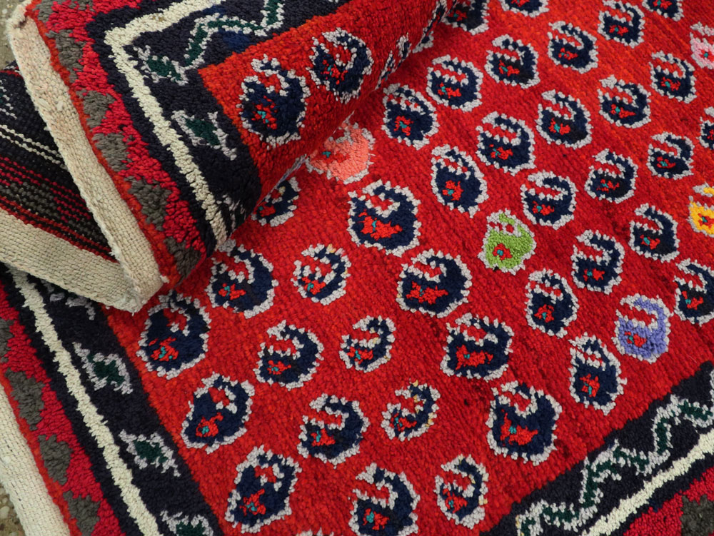 Vintage Persian Hamadan Runner, No.25535 - Galerie Shabab