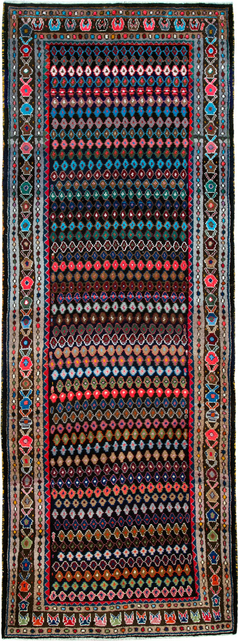 Vintage Persian Hamadan Runner, No.25536 - Galerie Shabab