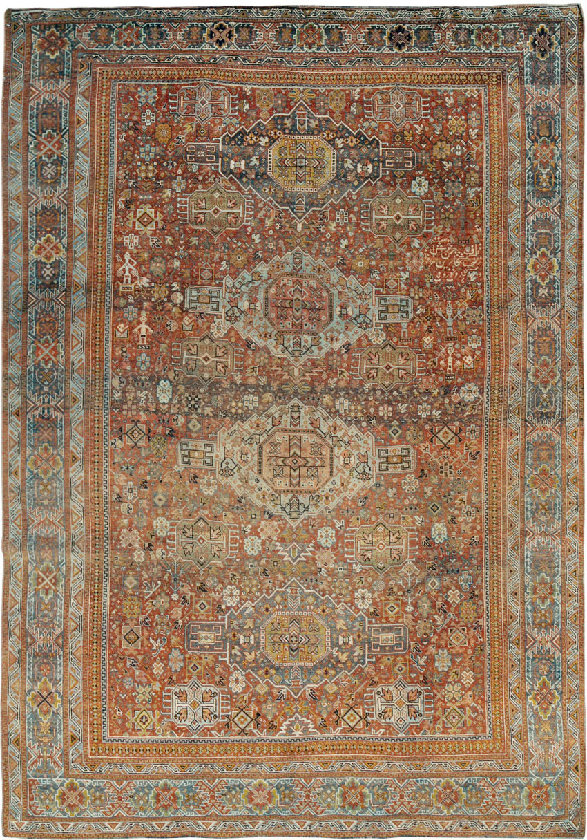 Antique Persian Shiraz Carpet, No.25547 - Galerie Shabab