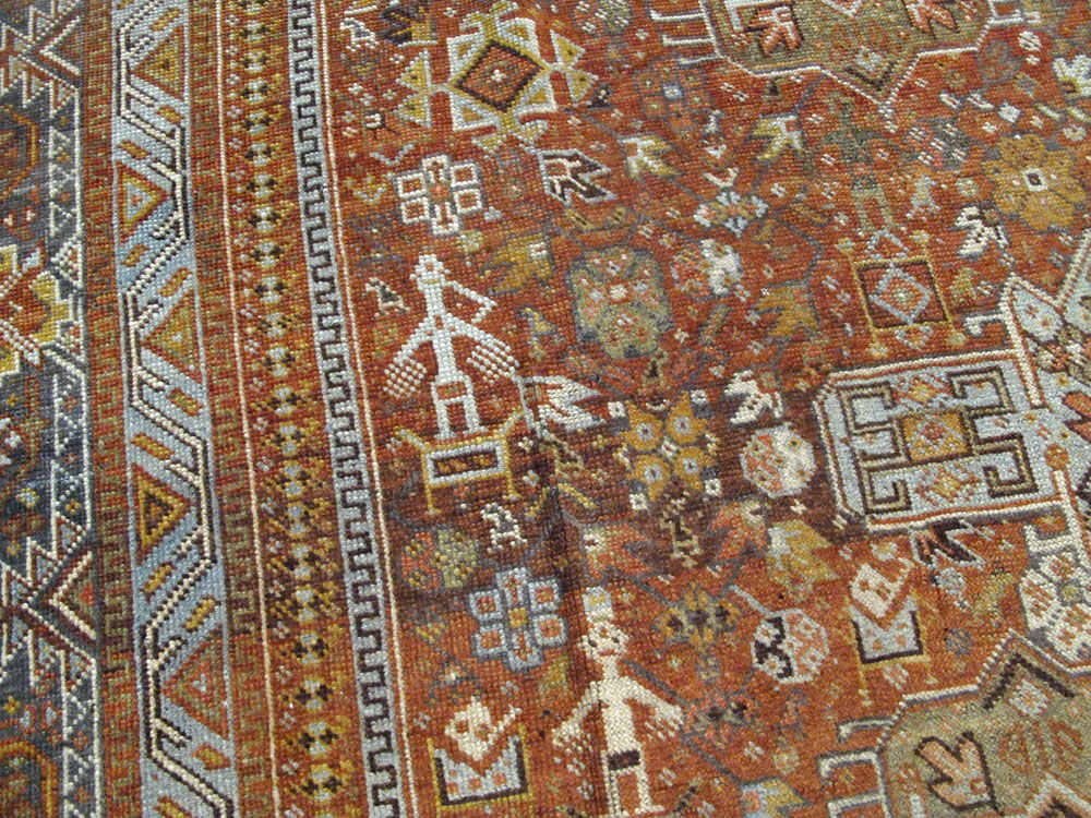 Antique Persian Shiraz Carpet, No.25547 - Galerie Shabab