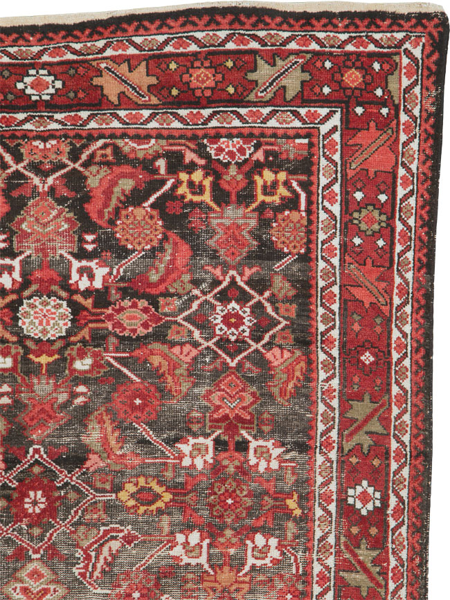 Antique Persian Mahal Rug, No.25548 - Galerie Shabab