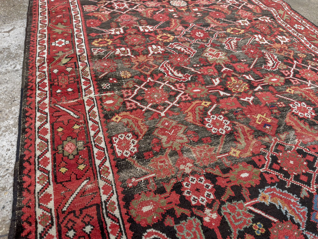 Antique Persian Mahal Rug, No.25548 - Galerie Shabab
