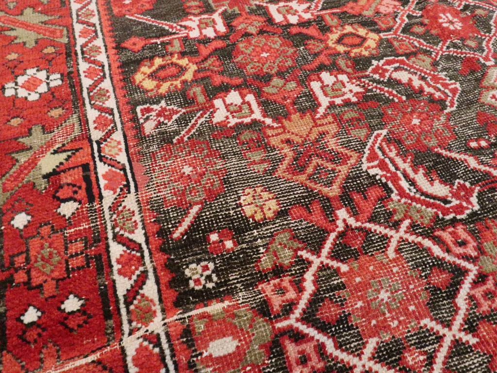 Antique Persian Mahal Rug, No.25548 - Galerie Shabab